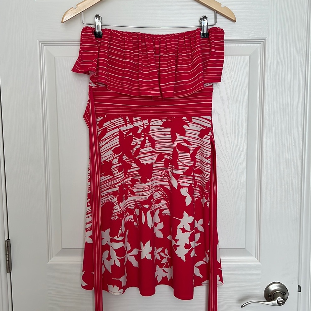 BCBGMaxAzria Off Shoulder dress